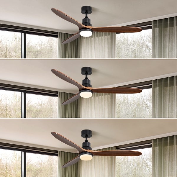 60 inch Ceiling Fan with Lights Reversible Motor Remote Control | Over