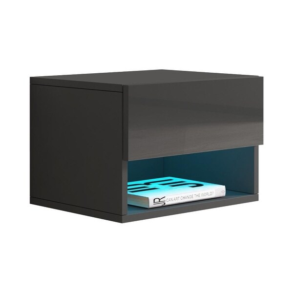 Air Modern Wall-mounted Floating Nightstand - - 35087513