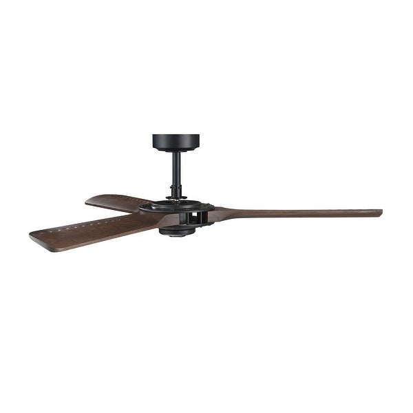 Aerofanture 52-inch Wood 3-blade Outdoor Porch Ceiling Fan with Remote