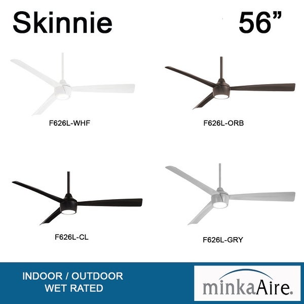 Skinnie - Led 56 Ceiling Fan by Minka Aire | Overstock.com Shopping -