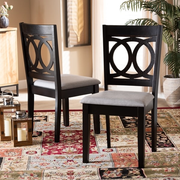 Copper Grove Taizz Modern Upholstered 2-piece Dining Chair Set - Overs