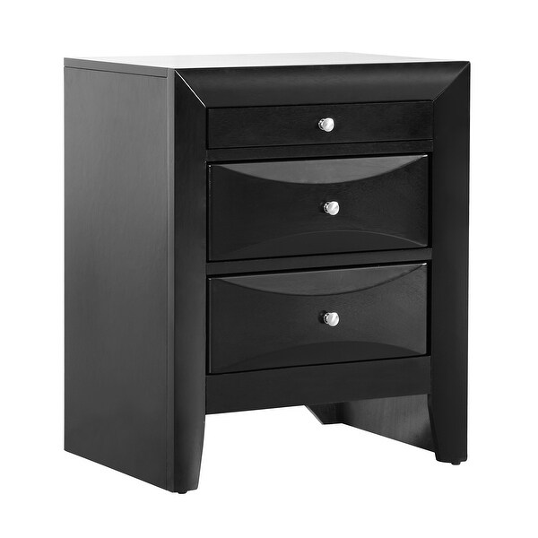 Marilla 3-Drawer Nightstand (28 in. H x 17 in. W x 23 in. D) - - 35993