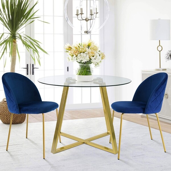 Modern Velvet Dining Chair (Set of 4 ) - Overstock - 35504817