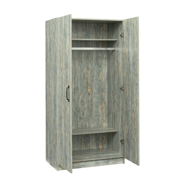 High wardrobe and kitchen cabinet with 2 doors - - 37010630