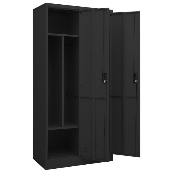 Wardrobe Anthracite 31.5x19.7