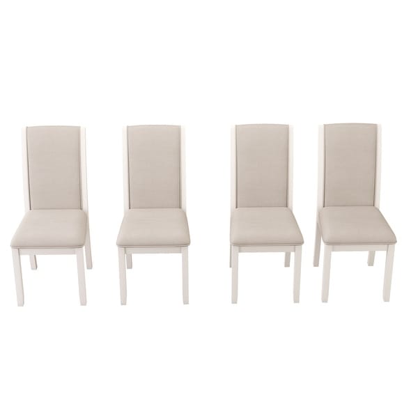 Modern 4-Piece Wood Full Back Dining Chairs - Overstock - 37398553