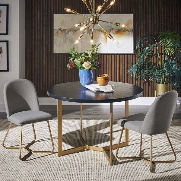 Cheyenne Gold Metal Dining Chair (Set of 2) by iNSPIRE Q Modern - Over