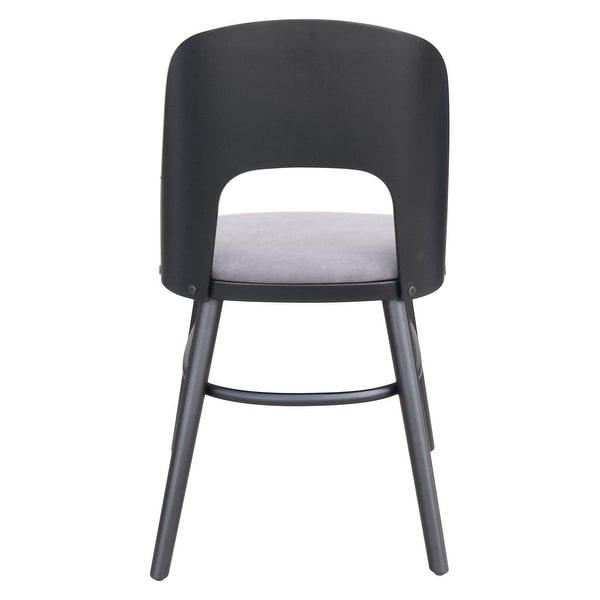 Colorado Dining Chair (Set of 2) Gray & Black - 54 x 84 - Overstock -