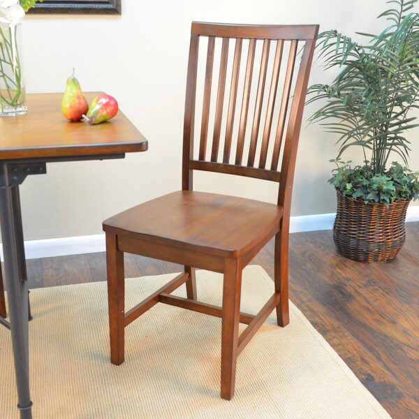 Perry Mission-style Hardwood Dining Chair - Overstock - 9759207