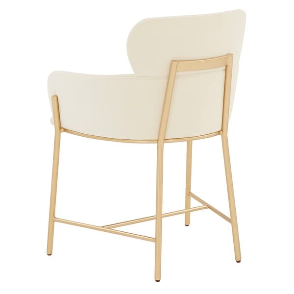 SAFAVIEH Couture Charlize Dining Chair - 22 IN W x 21 IN D x 30 IN H -