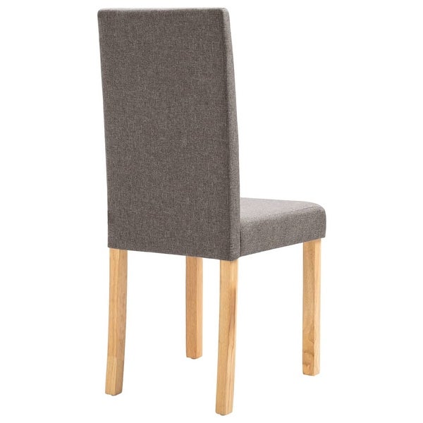 Dining Chairs 6 pcs Taupe Fabric - Overstock - 36213494