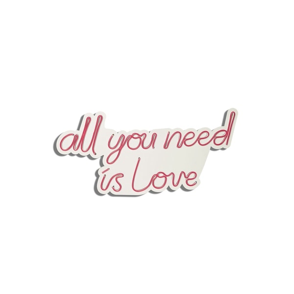 23.6 Novelty All You Need is Love Led Neon Sign Wall Décor - 0.8