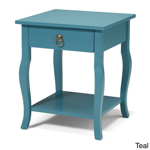 Copper Grove Sun Drop Wood 1-drawer Side Table Nightstand - - 20255093