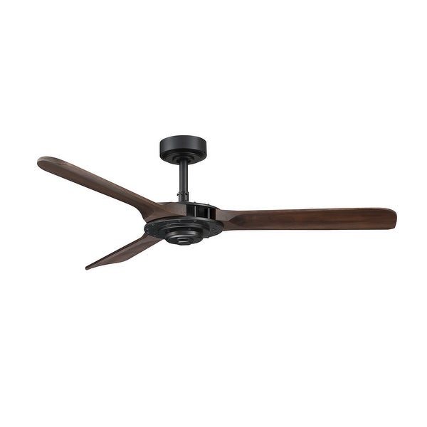 Aerofanture 52-inch Wood 3-blade Outdoor Porch Ceiling Fan with Remote