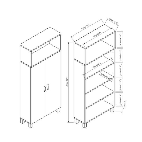 Furniture of America Jessica Contemporary Armoire - - 33492477