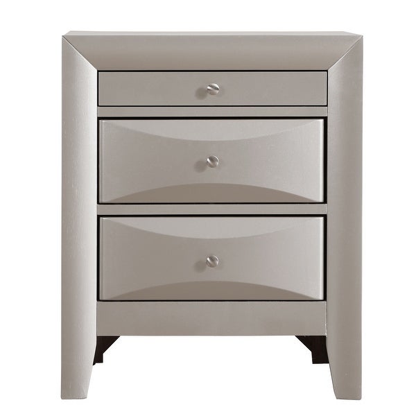 Marilla 3-Drawer Nightstand (28 in. H x 17 in. W x 23 in. D) - - 35993