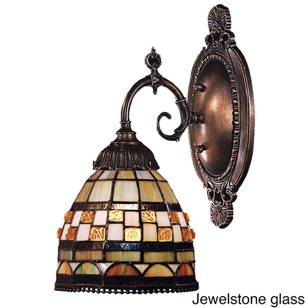 Mix-N-Match Tiffany Bronze Multiple Styles 1-light Sconce - Overstock