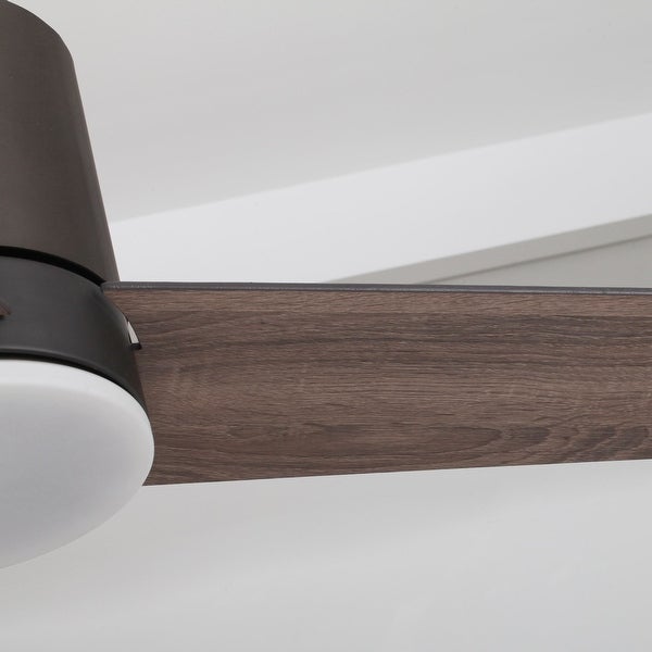 48 Oil-rubbed Bronze LED Hugger/ Low Profile Ceiling Fan with Remote |