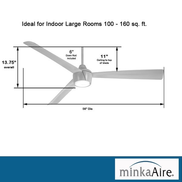 Skinnie - Led 56 Ceiling Fan by Minka Aire | Overstock.com Shopping -