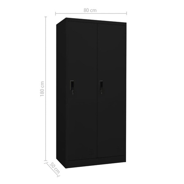 Wardrobe Black 31.5x19.7