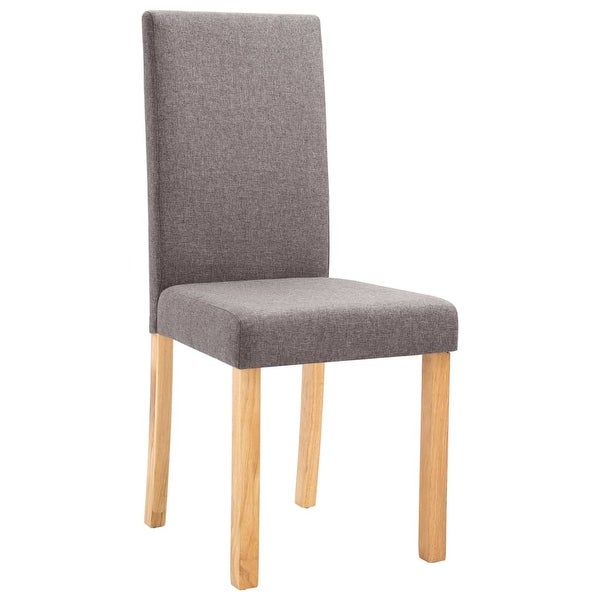 Dining Chairs 6 pcs Taupe Fabric - Overstock - 36213494