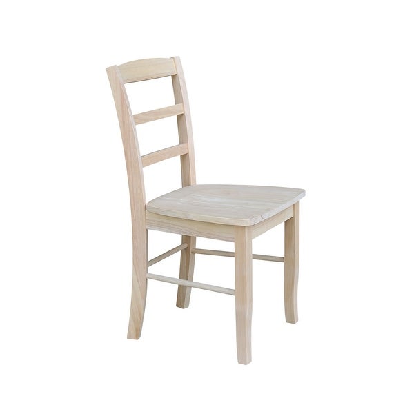 Unfinished Madrid Chair - 2 Chairs - Overstock - 37074707