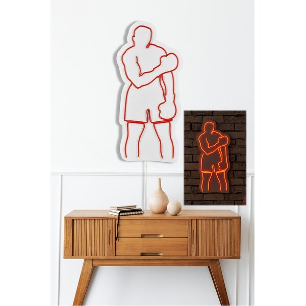 23.6 Novelty Muhammed Ali Led Neon Sign Wall Décor - 0.8