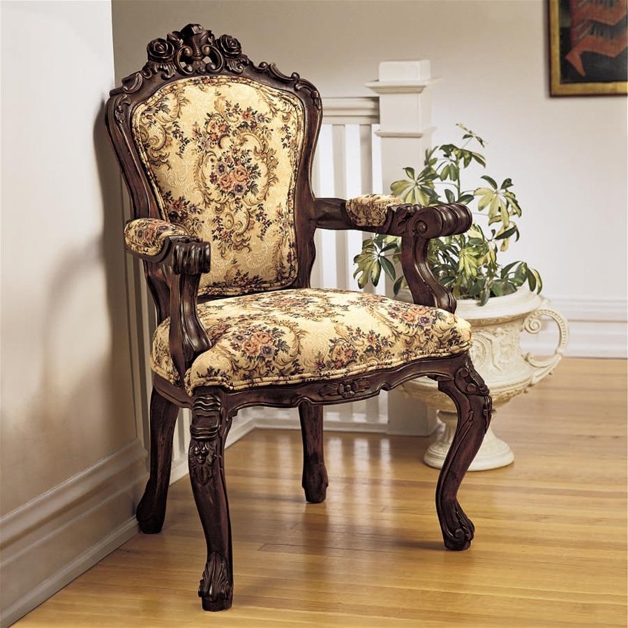 Design Toscano Carved Rocaille Chair - Overstock - 22612922