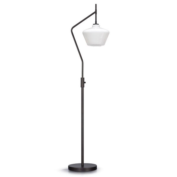 Café 69H Glass Shade Floor Lamp - Overstock - 36912037