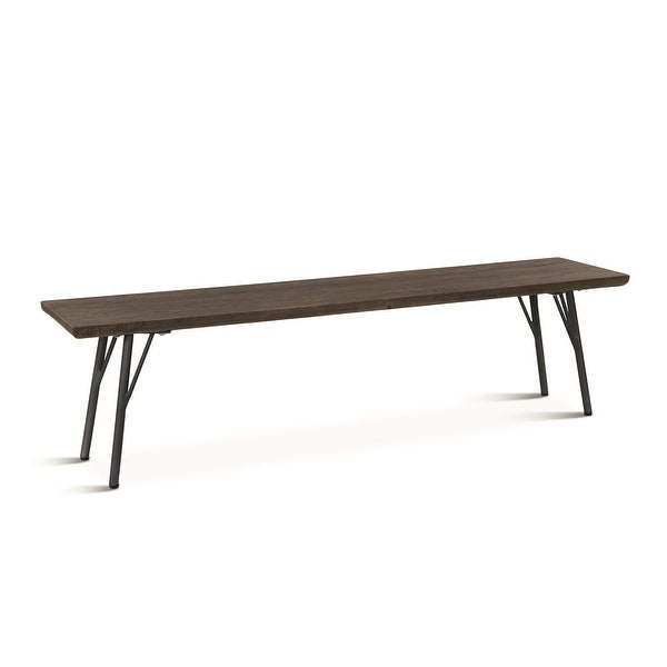 Melbourne Industrial Modern Bench - Overstock - 33321210