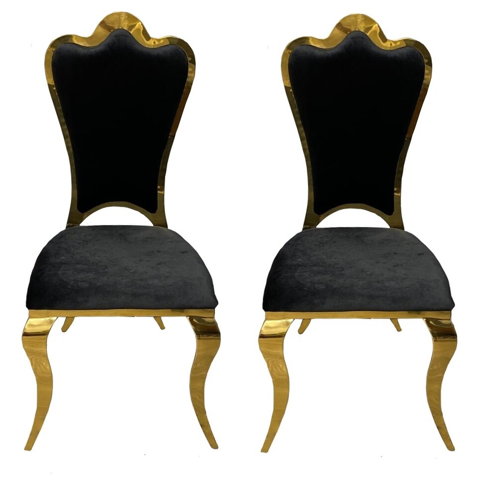 Elizabeth Armless Chair (Set of 2) - 42.5H x 20.5