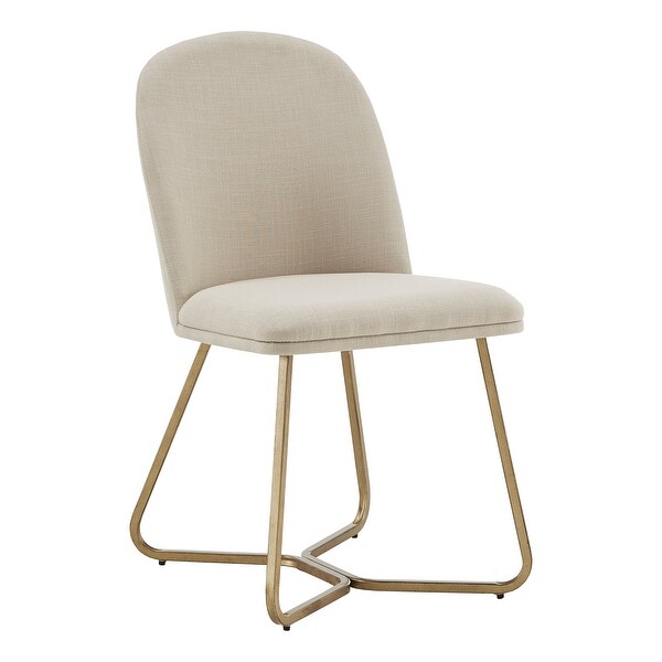 Cheyenne Gold Metal Dining Chair (Set of 2) by iNSPIRE Q Modern - Over