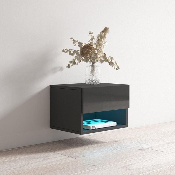 Air Modern Wall-mounted Floating Nightstand - - 35087513