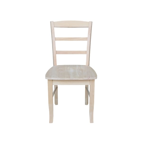 Unfinished Madrid Chair - 2 Chairs - Overstock - 37074707