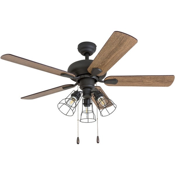 The Gray Barn Rugaard 42-inch Bronze 3-light LED Ceiling Fan | Oversto