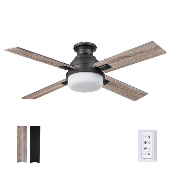 52 Kyrra Indoor Modern Farmhouse Ceiling Fan with with Remote Control