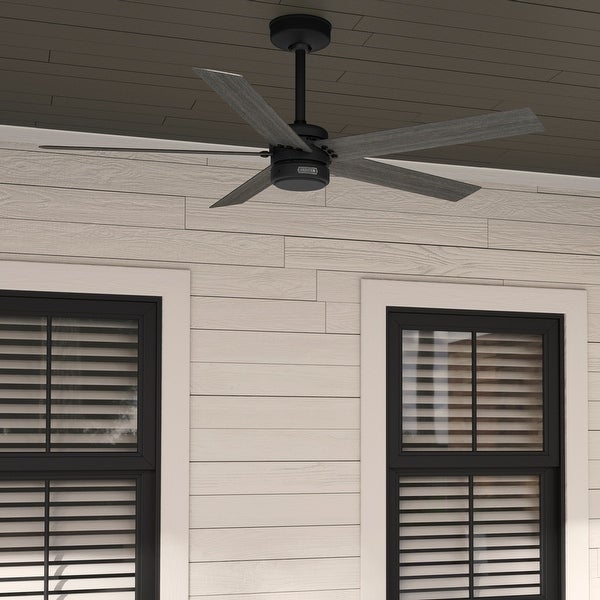 Hunter 52 Burton Outdoor Ceiling Fan and Wall Control