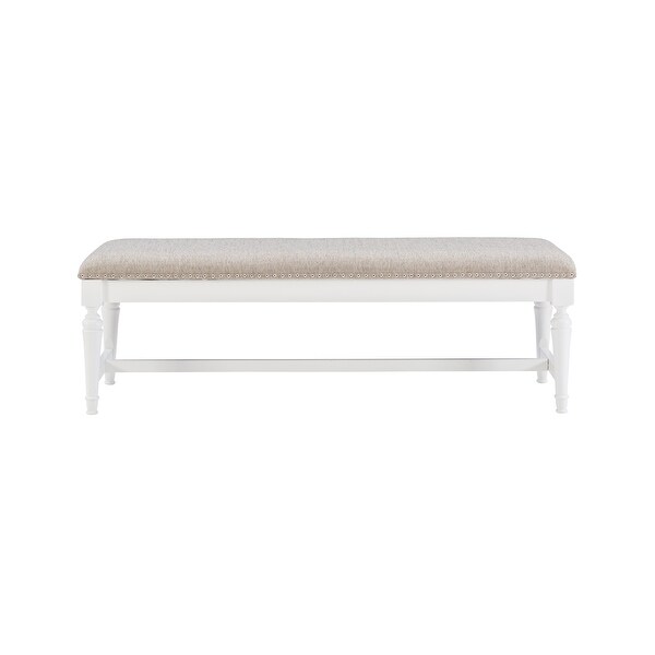 Hayes Farmhouse Dining Bench - Overstock - 36097706