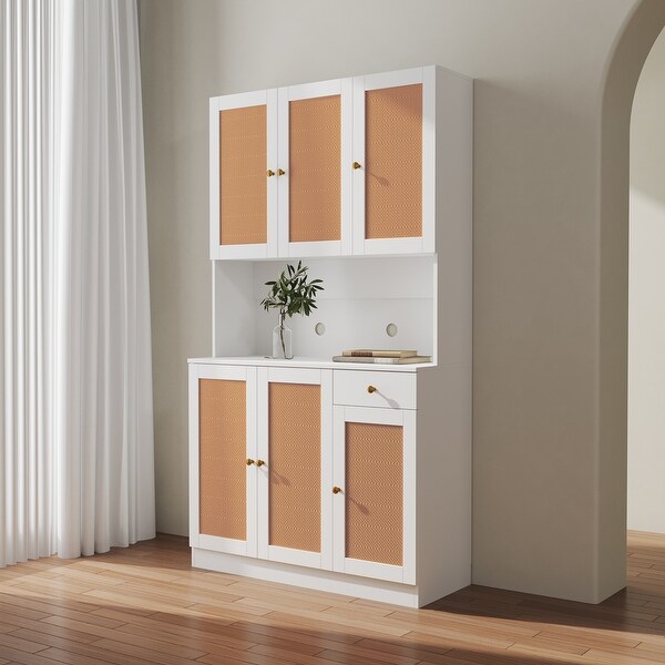 70.87 Tall Wardrobe& Kitchen Cabinet