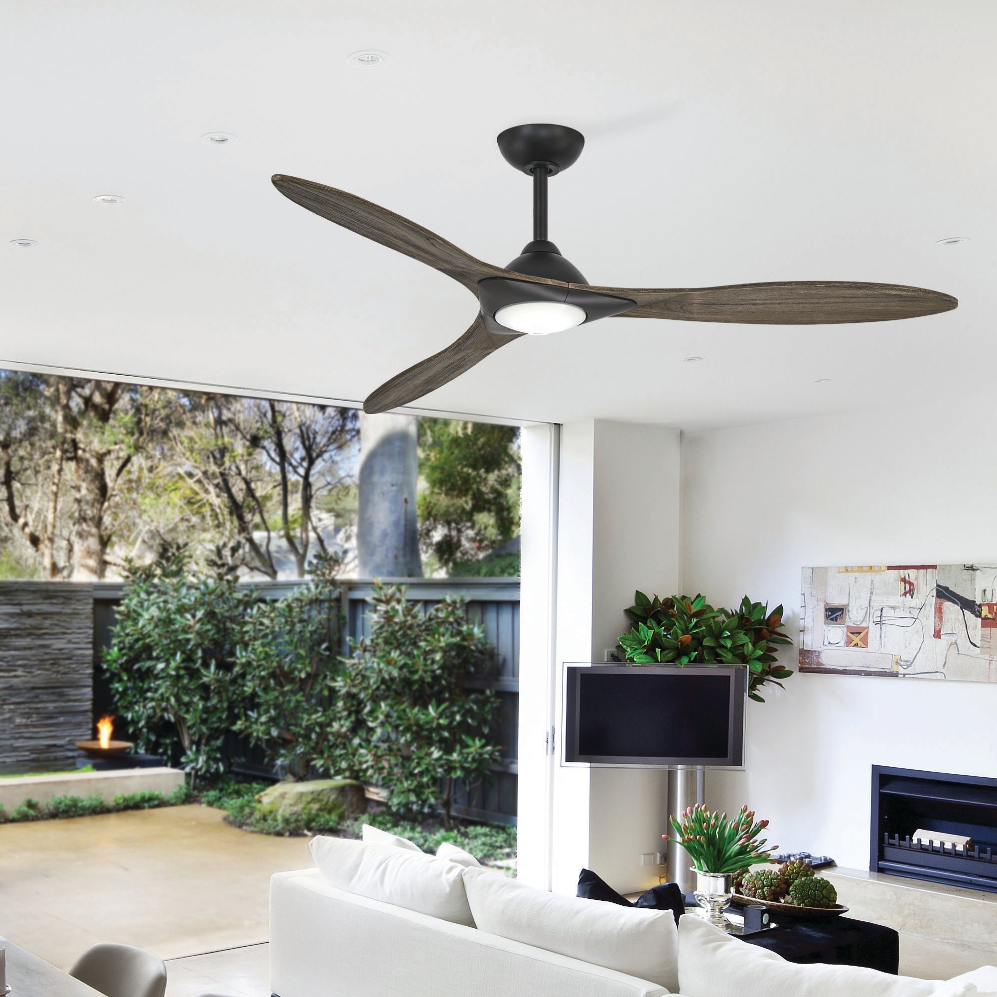 Sleek - Smart Led 60 Ceiling Fan by Minka Aire | Overstock.com Shoppin