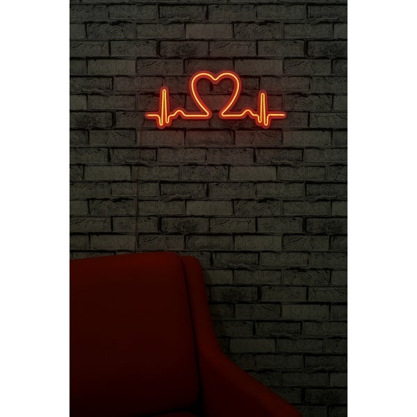 20.1 Novelty Love Rhythm Led Neon Sign Wall Décor - Overstock - 36874