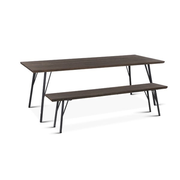 Melbourne Industrial Modern Bench - Overstock - 33321210