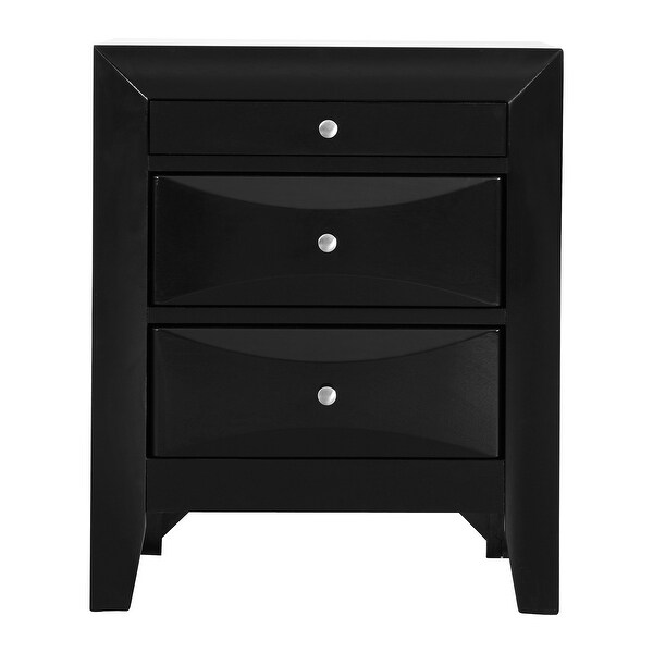 Marilla 3-Drawer Nightstand (28 in. H x 17 in. W x 23 in. D) - - 35993