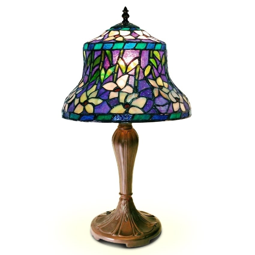 Tiffany-style Blue Table Lamp - Overstock - 27105405