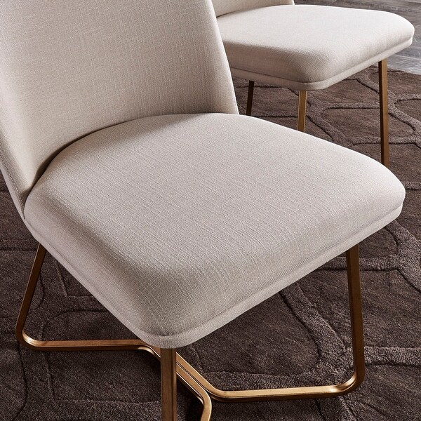 Cheyenne Gold Metal Dining Chair (Set of 2) by iNSPIRE Q Modern - Over