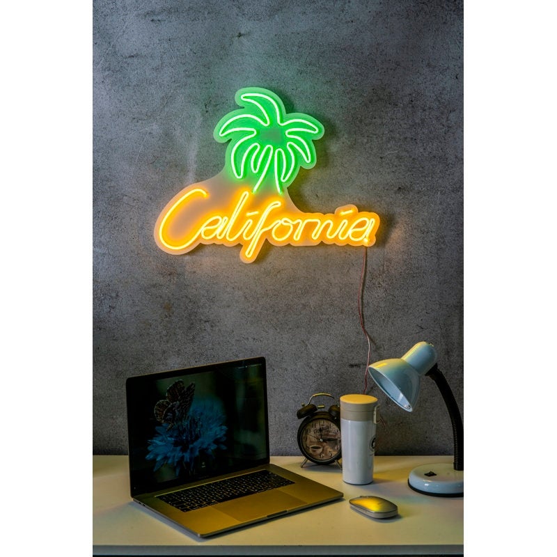 19.7 US Novelty California Led Neon Sign Wall Décor - Overstock - 368