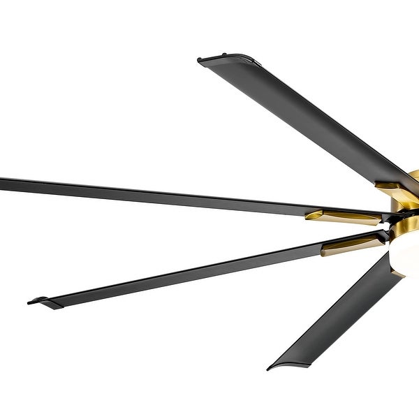 72 Gold LED Ceiling Fan with Light Kit and Remote(8-blade) | Overstock