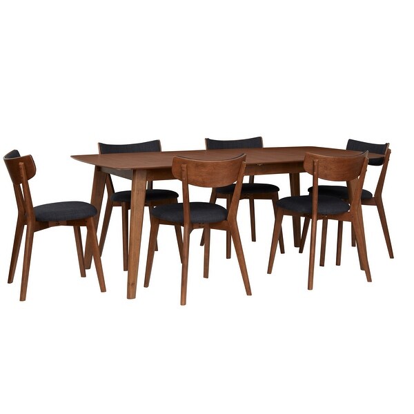 Rye Studio Santos Mid-Century Walnut Dining Chairs (Set of 2) - Overst