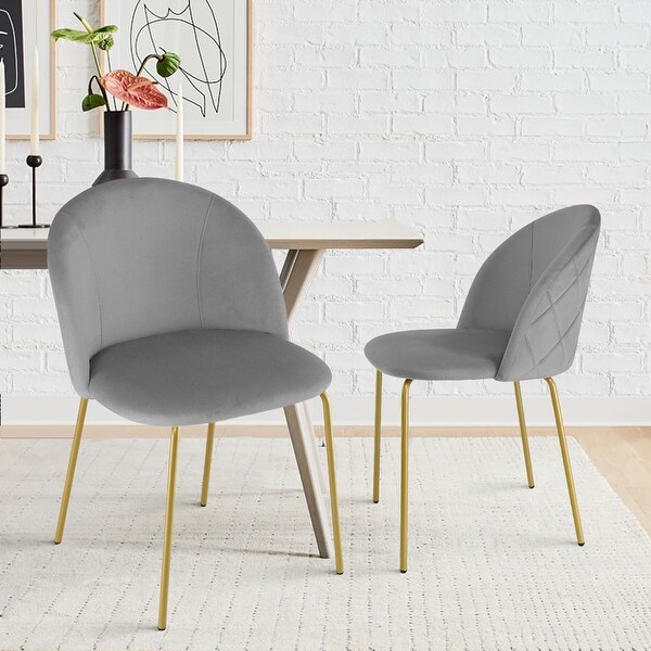 Modern Velvet Dining Chair (Set of 4 ) - Overstock - 35504817