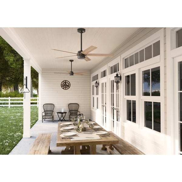 Hunter 52 Burton Outdoor Ceiling Fan and Wall Control